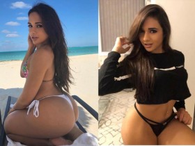 【万博娱乐】地表最強肥美肉臀!超肉感正妹「Ashley Ortiz」高開衩提臀騷度破表 讓人忍不住想吃屁股了