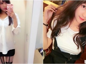 【万博娱乐】衣服好緊!「長髮正妹」上衣總是繃緊緊!穿上「性感吊帶襪」讓人血液都沸騰啦!