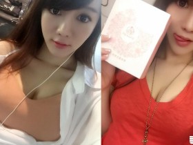 【万博娱乐】放開那條線!「白皙大奶正妹」胸前深溝太危險,項鍊或耳機線一條都不放過!