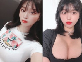 【万博娱乐】童顏巨乳直播主「송하나」豐沛乳量根本真人乳牛 核彈級「水滴型乳」青筋炸裂