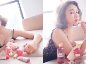 【万博娱乐】微醺感!清甜正妹「薄紗內衣」好誘人,胸前「性感透視」讓人看到都醉了!