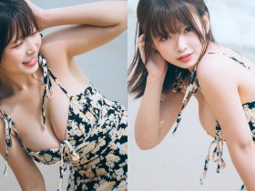 【万博娱乐】奶大就是好奶!「洋裝巨乳妹」海邊嬉戲,一彎腰「青筋奶」半顆溢出!