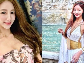 【万博娱乐】虎航最正空姐「RITA」化身古羅馬女神!白紗金甲高貴典雅,美胸美腿也藏不住!