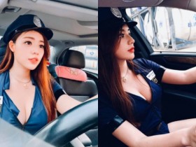 【万博娱乐】超辣爆乳女警「謝立琪 KiKi」性感巡邏 網友:快點逮捕我