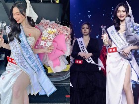 【万博娱乐】百大女郎雙冠王!純慾系女孩「啾啾」洋裝上全是唇印,辣秀美乳長腿!