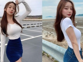 【万博娱乐】童顏妹子「風格日趨性感成熟」,停車場前大秀「火辣曲線」!