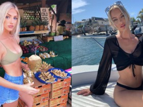 【万博娱乐】出道以來最大尺度!美國辣模衣服底下什麼都沒穿 中路開到底乳型乍現