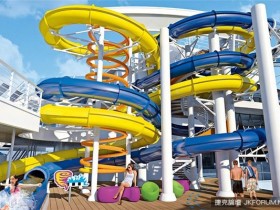 【万博娱乐】真正的水上樂園 全球最大遊輪引進滑水道