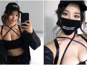 【万博娱乐】口罩正妹胸前大露「豐滿美乳」,養眼兩粒「長輩太有料」了!