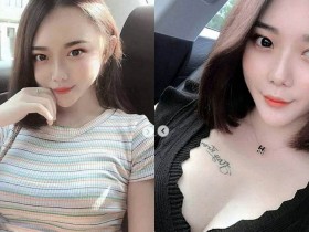 【万博娱乐】短髮刺青妹子「黃于恩」曲線兇爆,車上露酥胸「白嫩兩顆」辣翻!