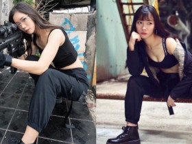 【万博娱乐】直接射過來吧!外拍正妹「阿彣」帥氣露溝眼神有毒,搖身一變清甜女孩反差力超強!