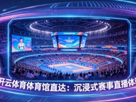 【万博体育】开云体育体育馆直达:沉浸式赛事直播体验