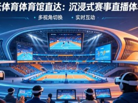 【万博体育】从单一直播到沉浸式互动:2026数字体育观赛体验正在升级