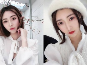 【万博娱乐】好萌!白皙紅唇酷妹「Sophia」,尖尖瓜子臉超上鏡!
