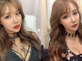 【万博娱乐】賽車麻豆「愛穿黑色爆乳裝挑逗」,深V誘惑太犯規了!