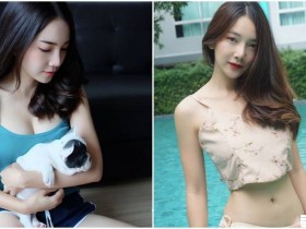 【万博娱乐】正妹抱小狗「胸前份量好足夠」,「白嫩美乳」讓大家都想被抱抱了!