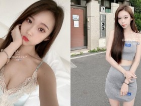【万博娱乐】纖腰正妹「萱萱兒」平口裝有夠辣,雪白美肌好誘人呀!