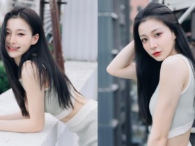 【万博娱乐】「淡江小天菜」頂樓展「銷魂紙片腰」,絕美燦笑直搗網友理智