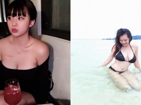 【万博娱乐】波浪太強擋不住啦~天然正妹「ZOEY若穎」超低領口意圖使人窒息 波濤洶湧整個溢出囉~